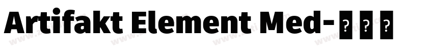 Artifakt Element Med字体转换 Artifakt Element Med字体转换